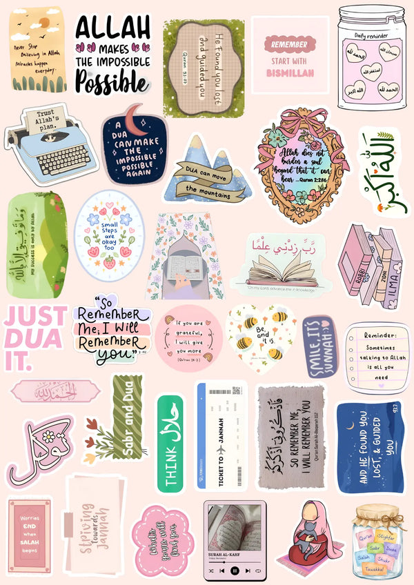 Islamic Reminder Sticker Pack